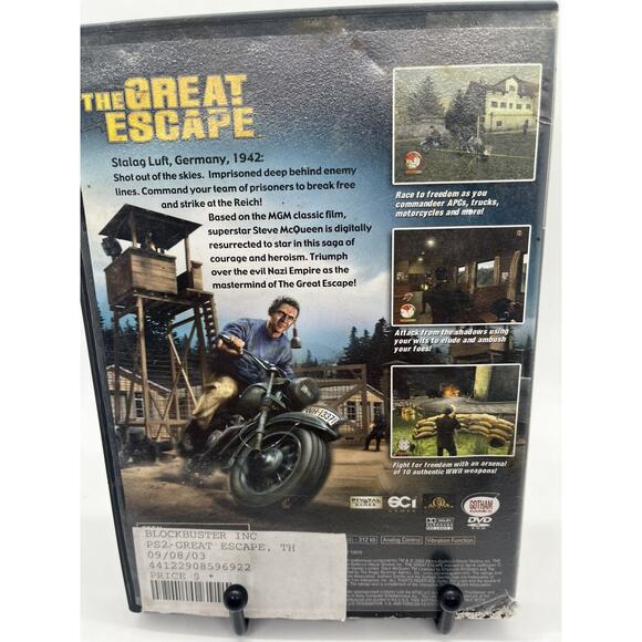 The Great Escape Game Playstation 2 PS2 - With Manual - Tested - Picture 3 of 8